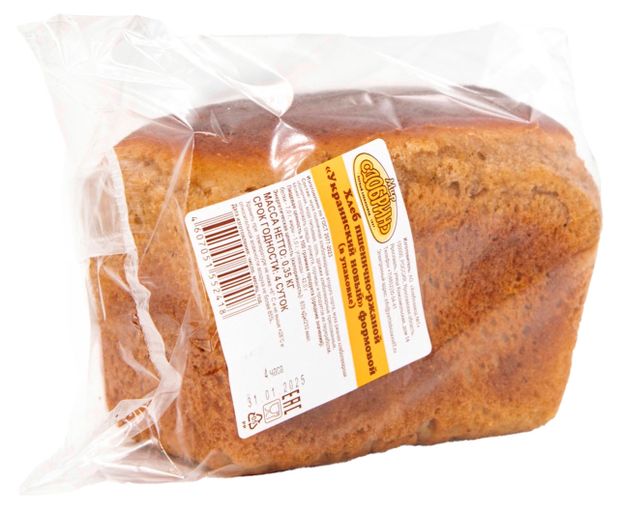 

Хлеб формовой Мир Сдобрино Украинский новый