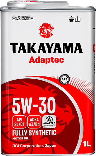 Масло моторное TAKAYAMA синтетическое SAE 5W-30 API SL/СF, 1л