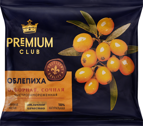 

Облепиха Premium Club быстрозамороженная 300 г