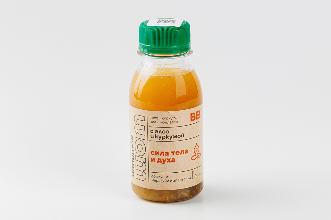

Напиток-шот ВкусВилл с алоэ и куркумой 100 мл