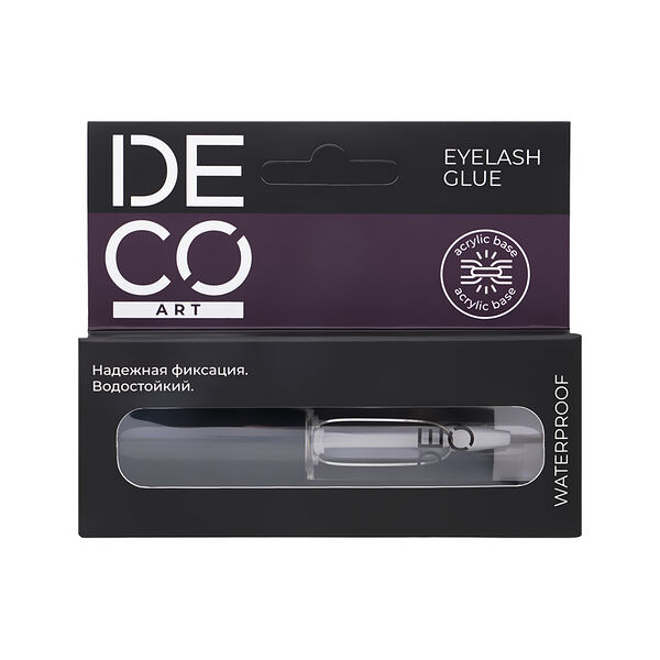 Клей для ресниц и пучков Deco ART водостойкий на акриловой основе 5 мл