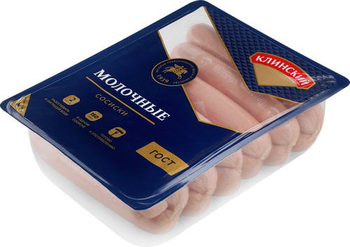 

Сосиски Клинский Молочные вес