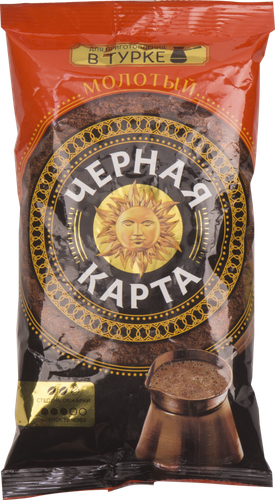 

Кофе Чёрная Карта молотый для турки 100 г