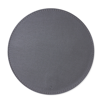 

Плейсмат «Азбука вкуса Детали» из искусственной кожи круглый, цвет графитовый, 38 см, Китай