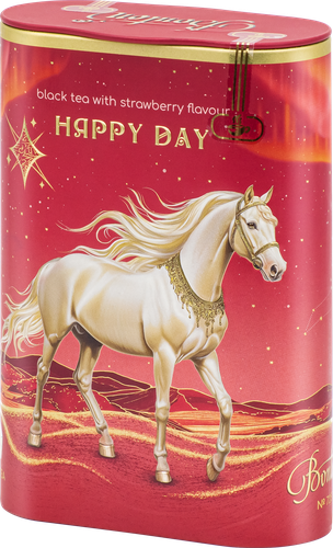 

Чай черный Bonton Happy day с ароматом земляники, листовой, 100г