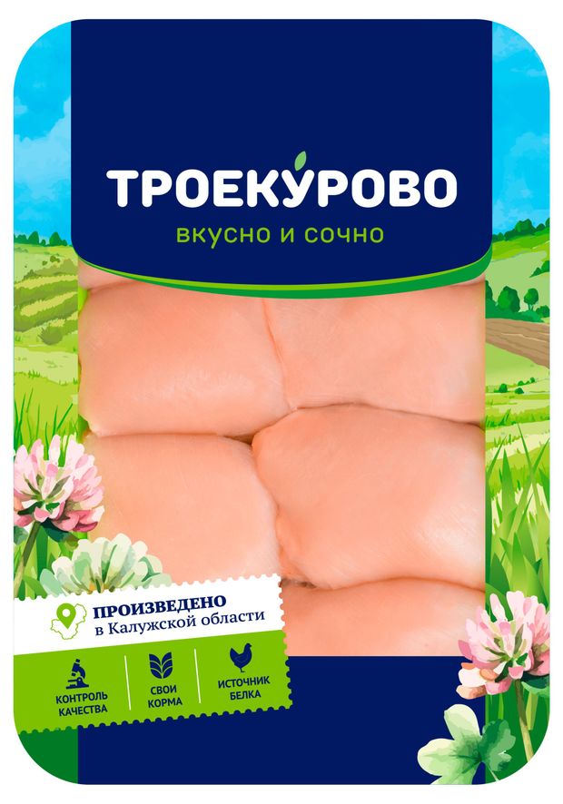 

Филе бедра цыплят-бройлеров Троекурово охлаждённое 750 г
