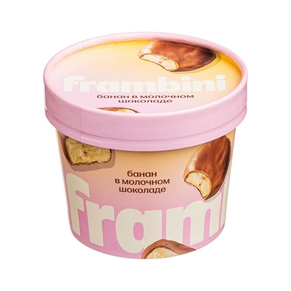 Ягоды заморож Frambini Банан в молоч шок 130г