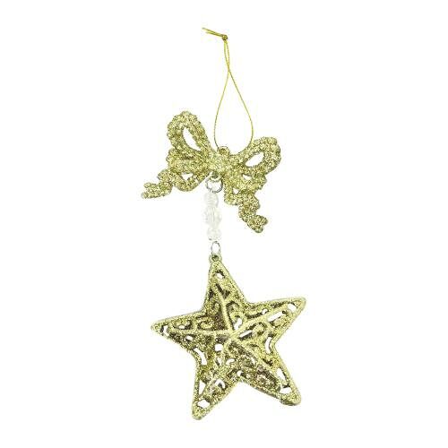 Украшение на елку блестящее 16 см дизайн в ассортименте 1 шт.