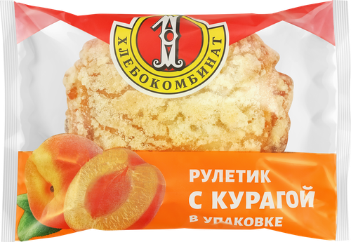 

Рулетик Первый хлебокомбинат с курагой 60 г