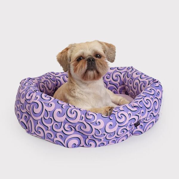 Лежак Коринф  56х50х17 сиреневый, 515г