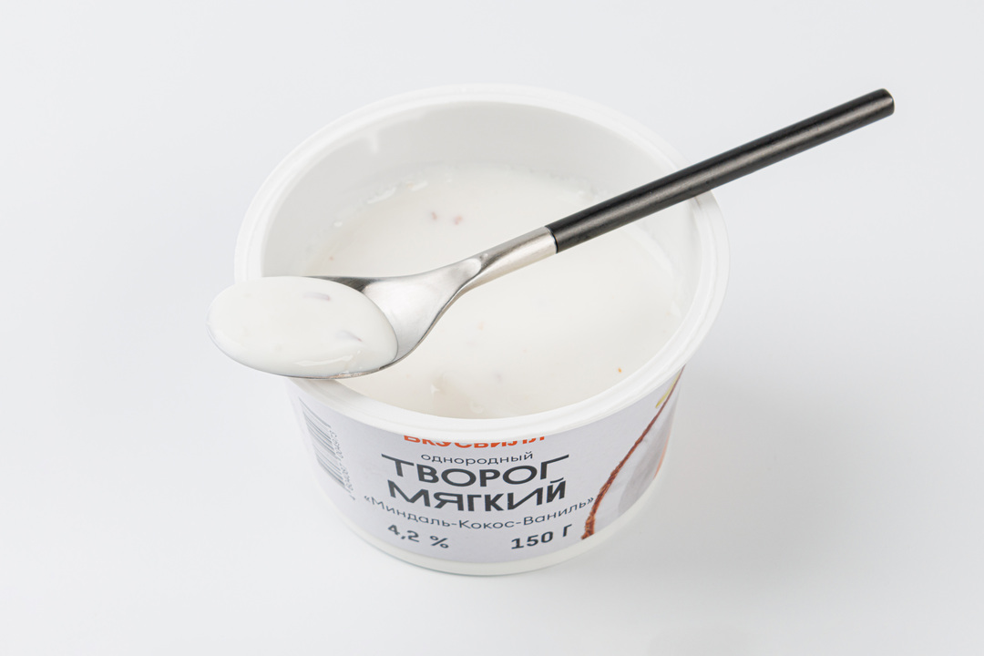 

Творог мягкий ВкусВилл миндаль-кокос-ваниль 4.2 % 150 г