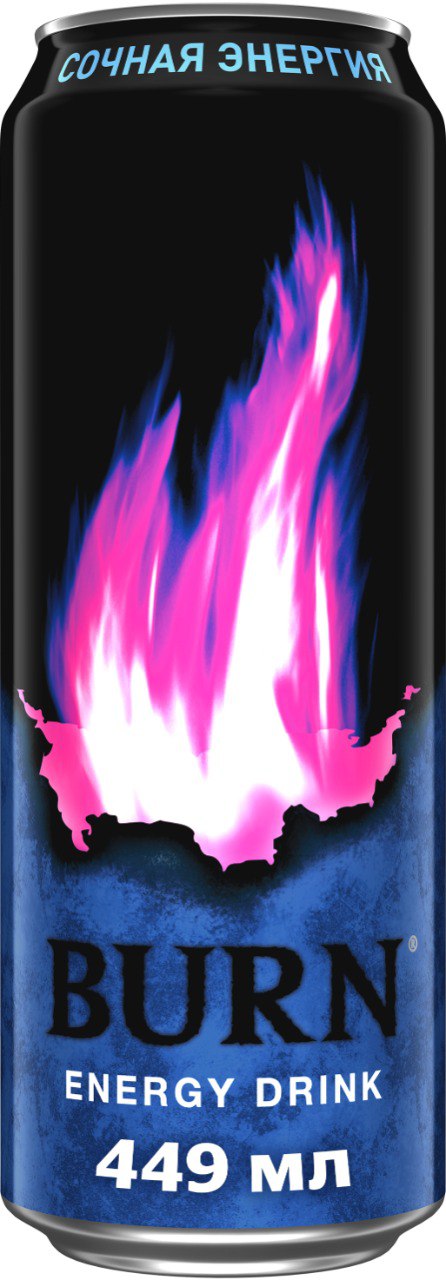 

Энергетический напиток Burn Сочная энергия 449 мл