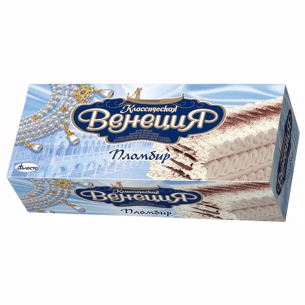 Мороженое пломбир Талосто Классическая Венеция 450 г