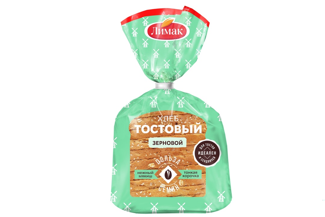

Хлеб Лимак тостовый зерновой в нарезке 300 г