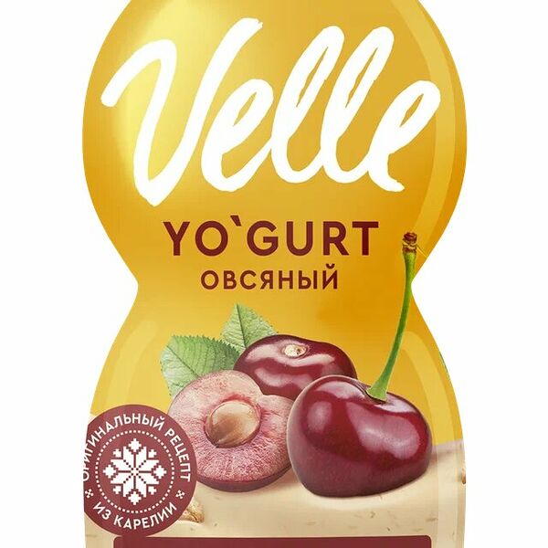 Продукт овсяный Velle Вишня питьевой ферментированный 250 г