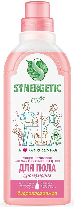 

Концентрированное универсальное средство мытья пола Synergetic Аромамагия 750 мл