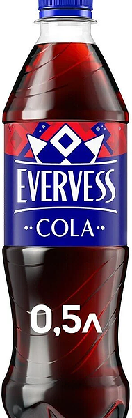 Газированный напиток Evervess Cola, 0.5 л