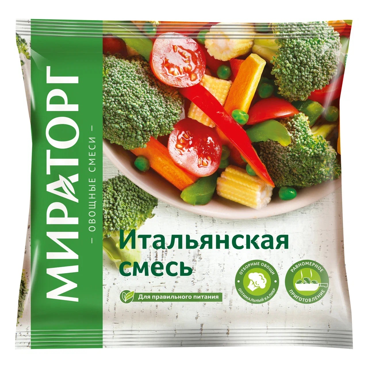 

Овощная смесь Мираторг Итальянская замороженная 400 г