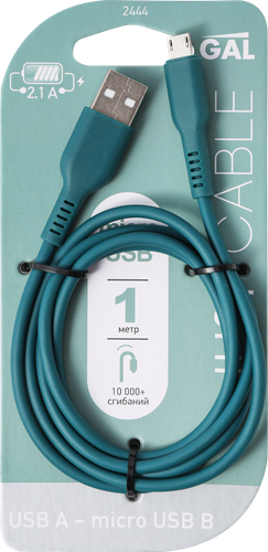 

Кабель GAL 2444/5343/2944/1021 USB-micro 2A, 1м
