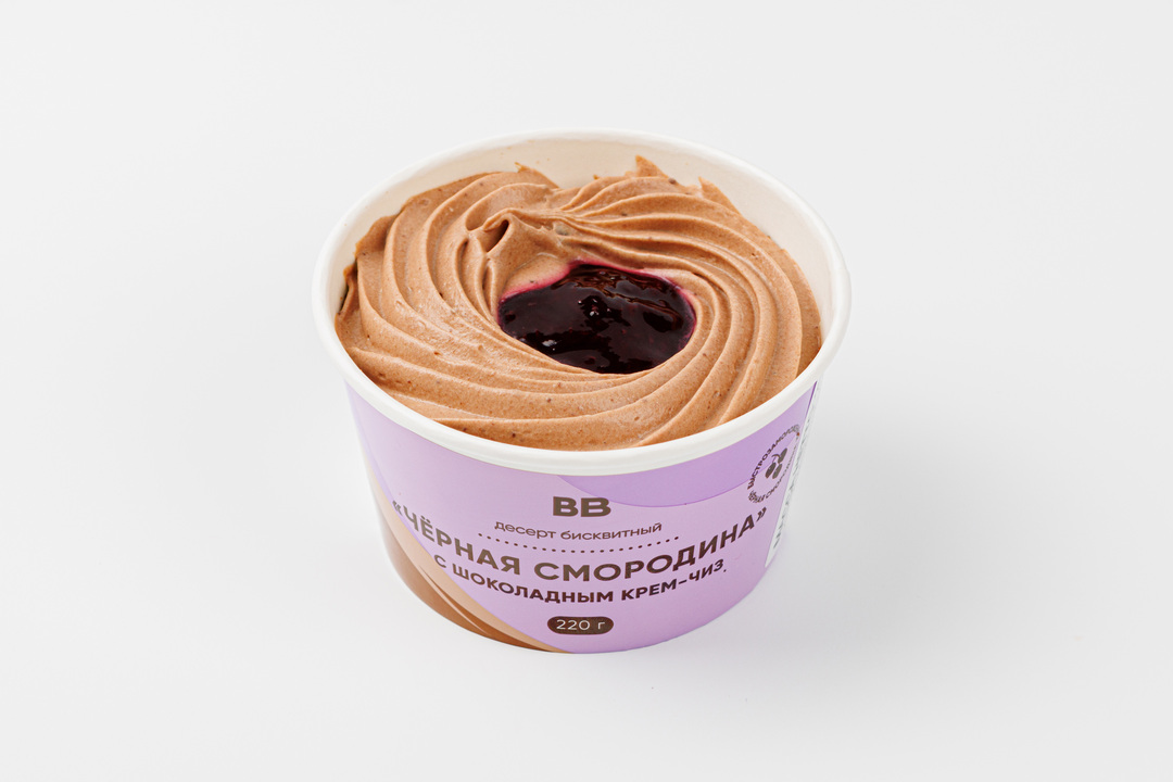 

Десерт бисквитный ВкусВилл Черная смородина с шоколадом крем-чиз 200 г