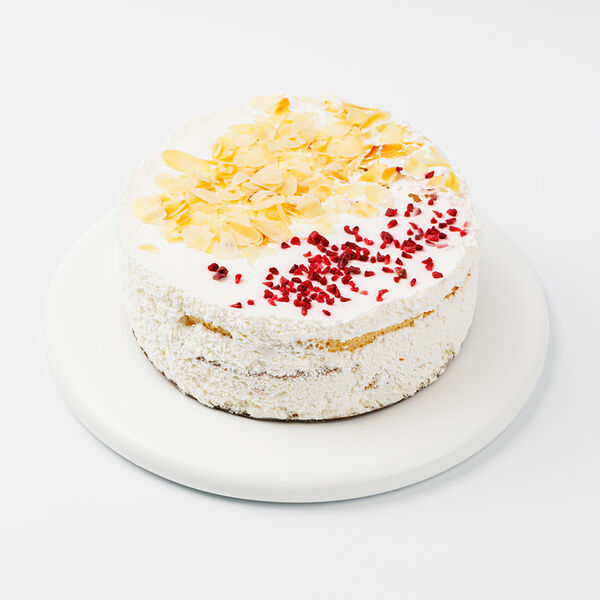 Торт Сметанный с малиной