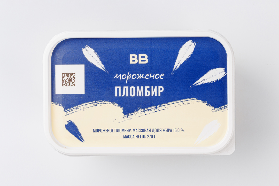 

Мороженое пломбир Вкусвилл 15%, 270 г