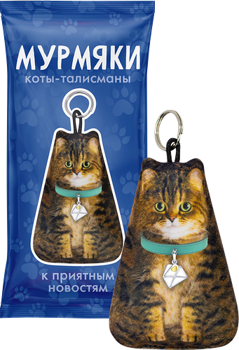 Игрушка-антистресс Лидер Котик Мурмяки 10 см в ассортименте 1 шт.