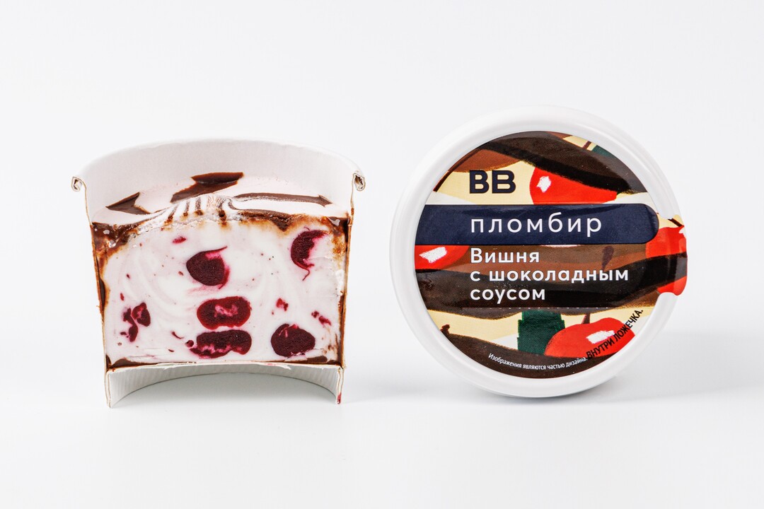 

Мороженое ВкусВилл Вишня с шоколадным соусом 85 г