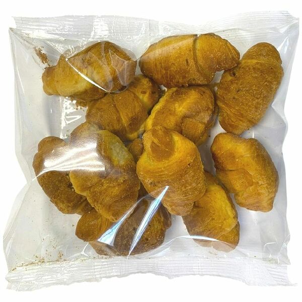 Мини Круассаны с начинкой со вкусом вареной сгущенки вес