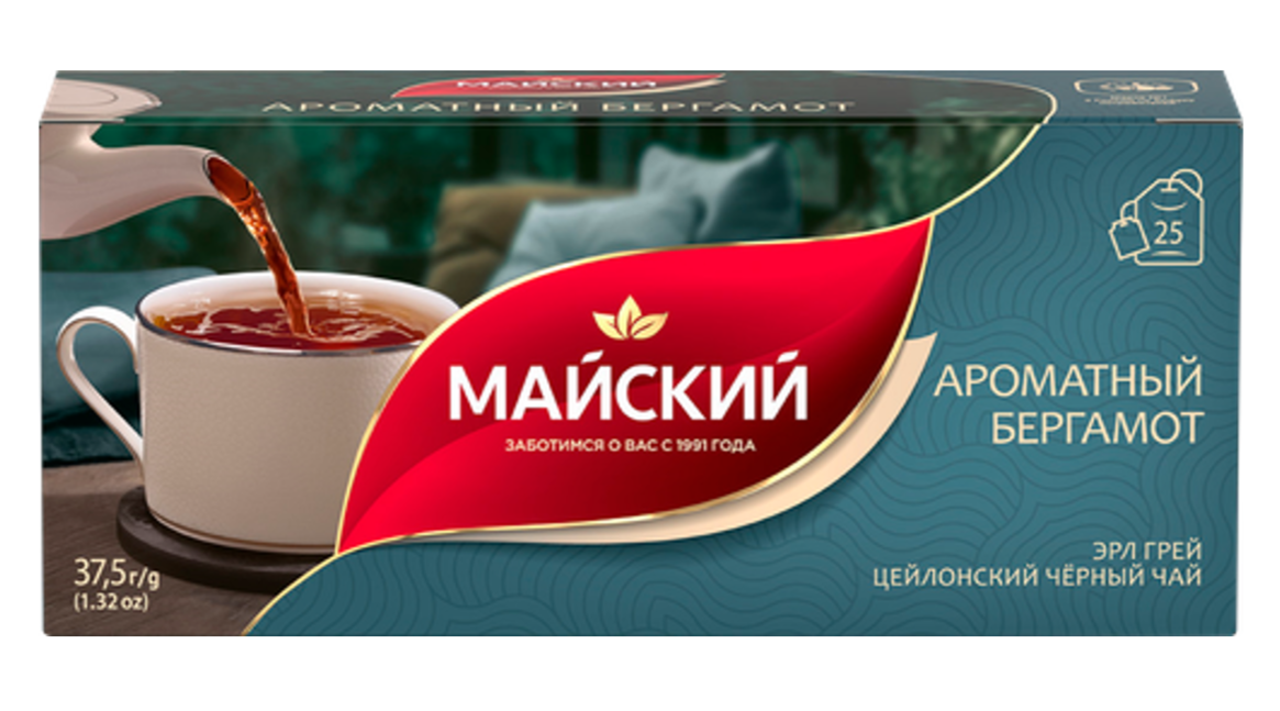 

Чай черный Майский Ароматный Бергамот 25 пак. 37.5 г