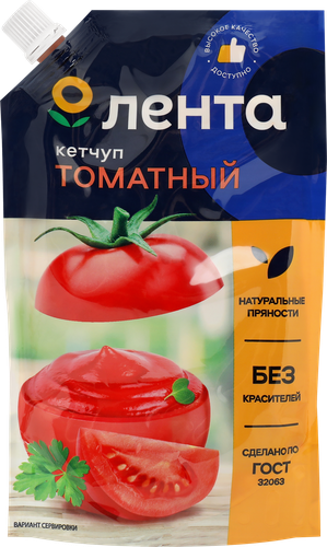 

Кетчуп Лента Томатный 260 г