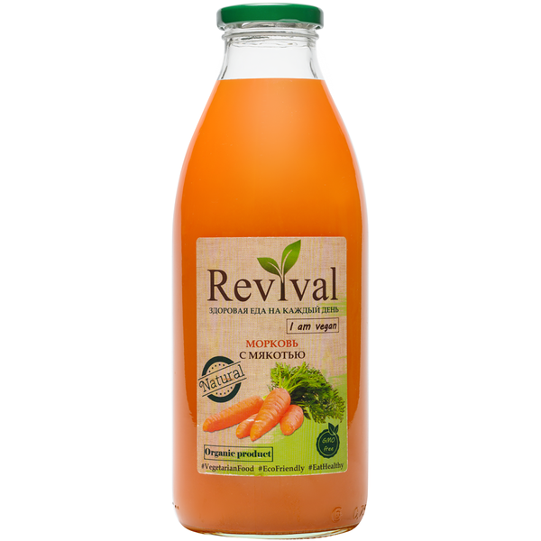 Нектар Revival морковный с мякотью 750 мл