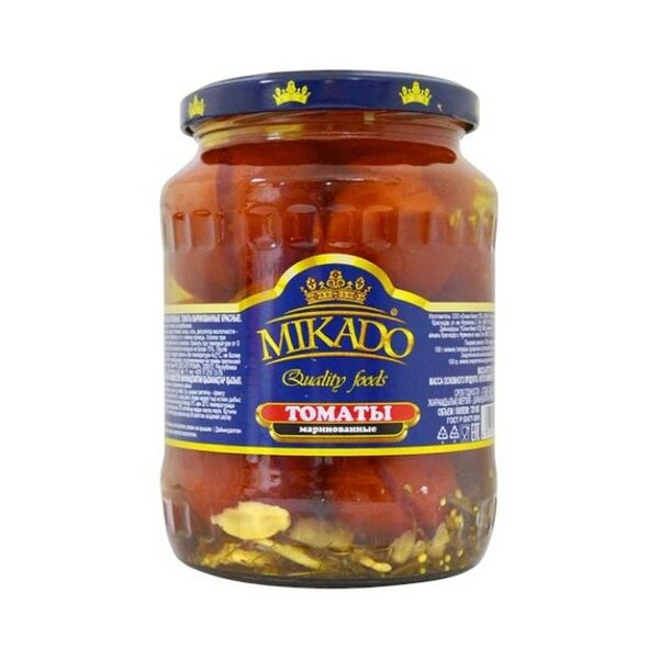 Томаты Микадо маринованные 680г ст/б