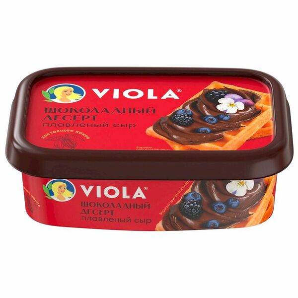 Сыр плавленый Viola Шоколадный десерт 30% без змж 180 г