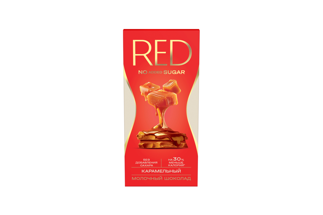 

Шоколад молочный RED Delight карамелизованный с пониженной калорийностью 70 г