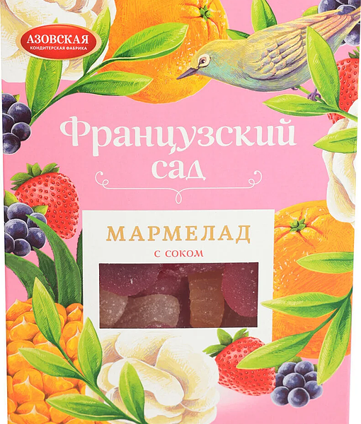Мармелад Азовская Кф Французский Сад с натуральным соком 300 г