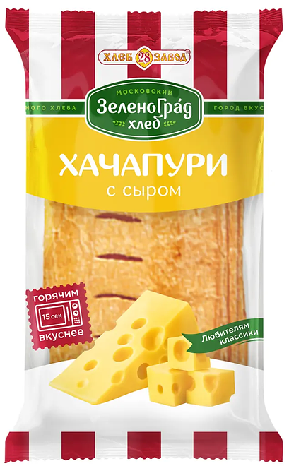 

Хачапури ЗеленоградХлеб с сыром 60 г