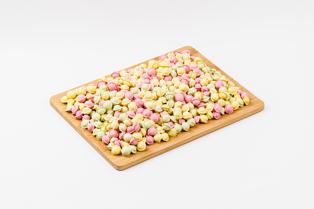 

Пельмени ВкусВилл микро с индейкой цветные 1 кг