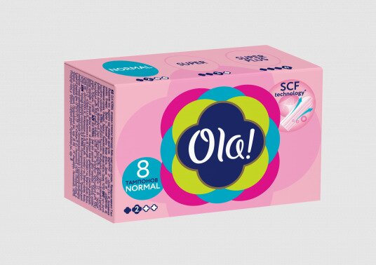

Тампоны Ola! Normal Шелковистая поверхность 8 шт