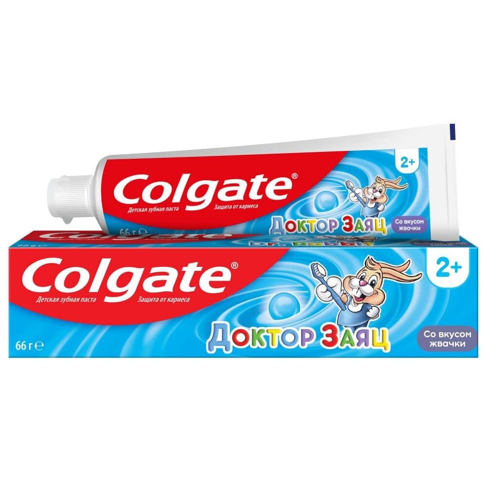 

Зубная паста для детей Colgate Доктор Заяц жвачка 66 г
