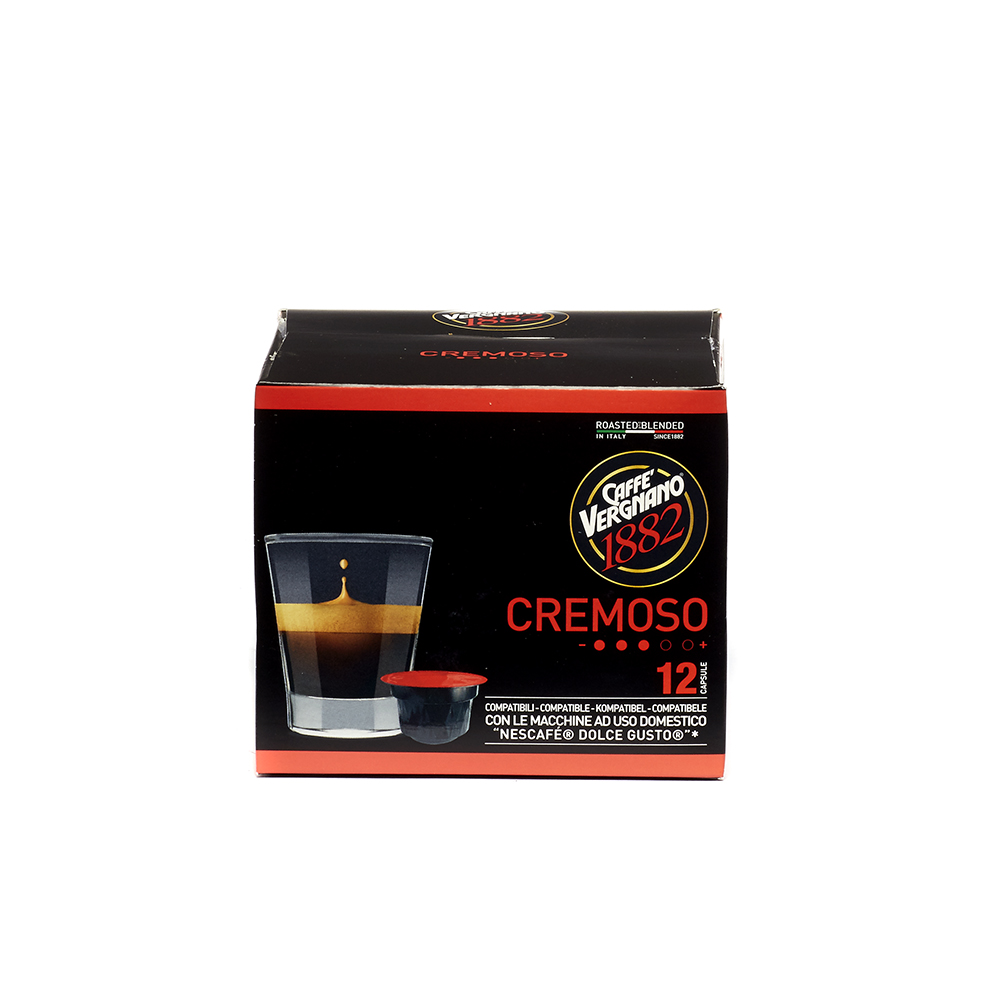 

Кофе Caffe Vergnano Dolce Gusto Cremoso 12 капсул 90 г