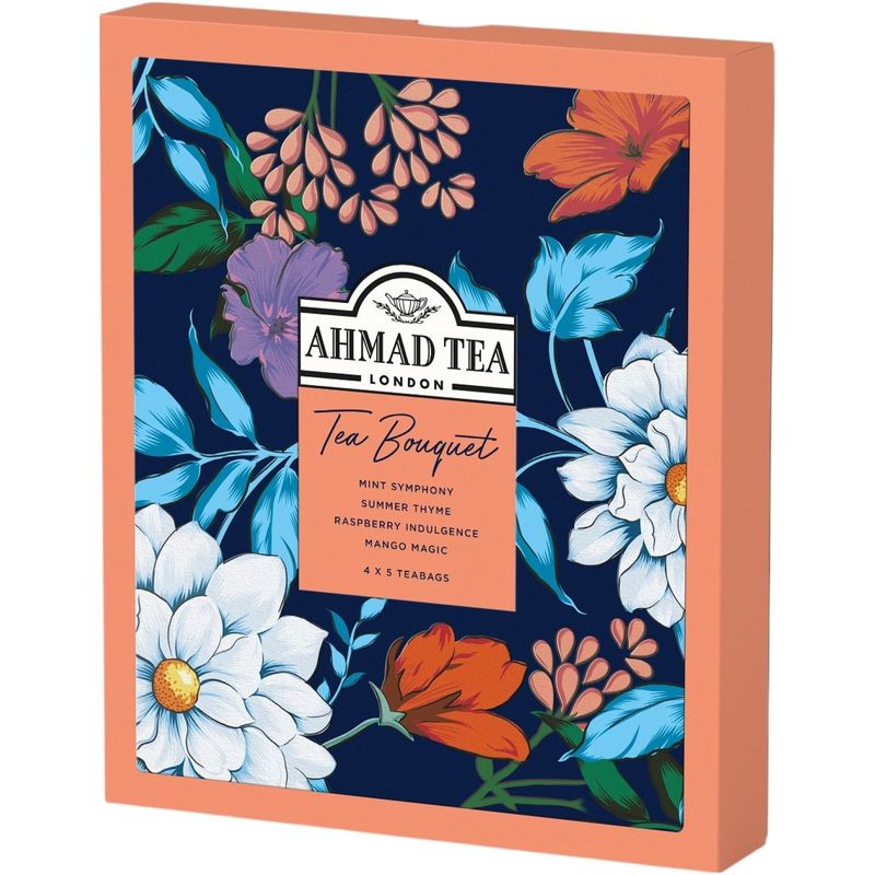 

Чай Ahmad Tea Чайный букет 4 вкуса дизайн упаковки в ассортименте 31.5 г