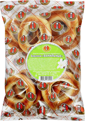 

Баранки Первый хлебозавод Ванильные 400 г