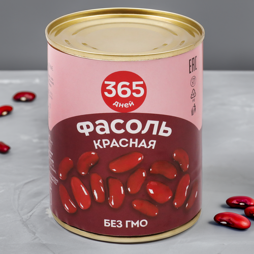 

Фасоль красная 365 дней натуральная, 360 г