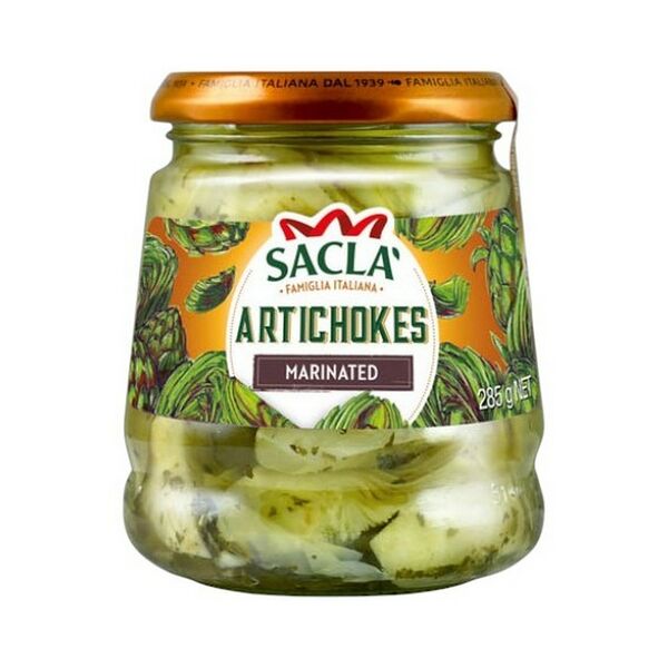 Резанные артишоки в масле ст/б 285г Sacla
