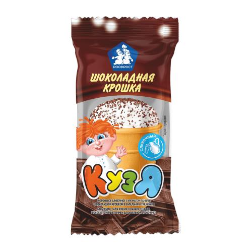 

Мороженое Кузя с шоколадной крошкой в вафельном стаканчике, 70 г