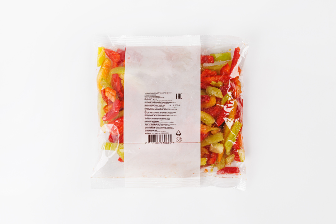 

Перец сладкий быстрозамороженный(Продукт замороженный)