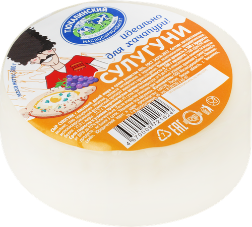 

Сыр Тюкалинский маслосыркомбинат Сулугуни 45% 300 г