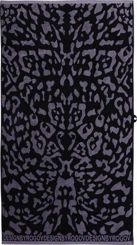 

Полотенце махровое Platinum Choice черное, пестроткань 70 х 130 см