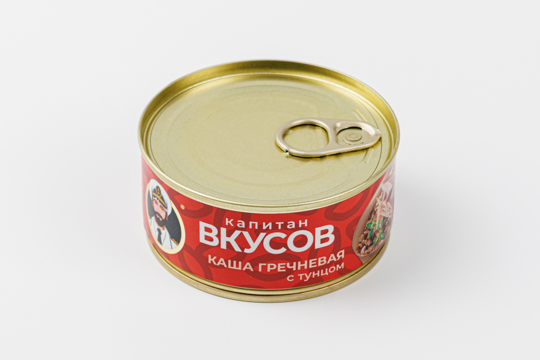 

Каша гречневая Капитан Вкусов с филе-кусочками тунца полосатого 170 г